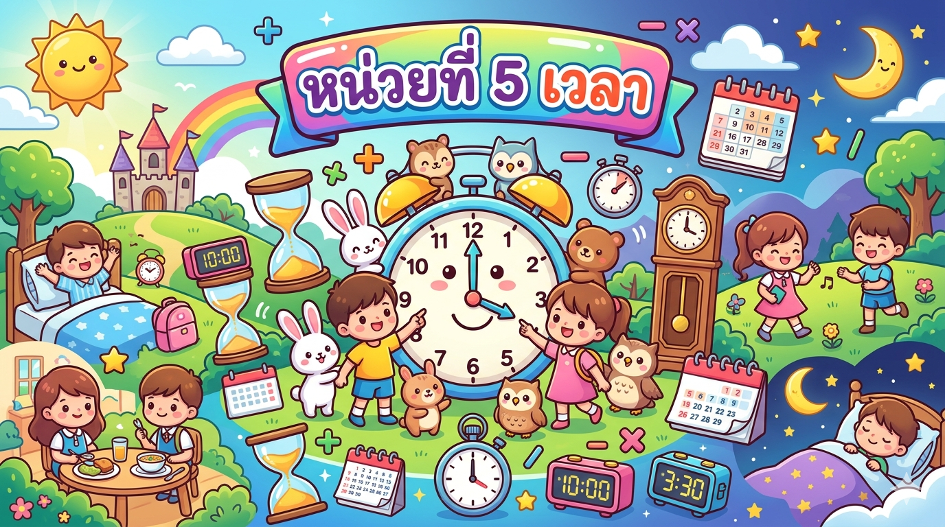 หน่วยการเรียนรู้ที่ 5 : เวลา